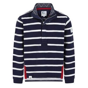 Lazy Jacks Childrens/Kids Striped Sweatshirt / Marine